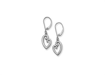 Open Heart Shaped Fashion Earrings